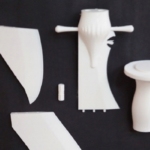 Pezzi meccanici in materiale speciale simil Nylon