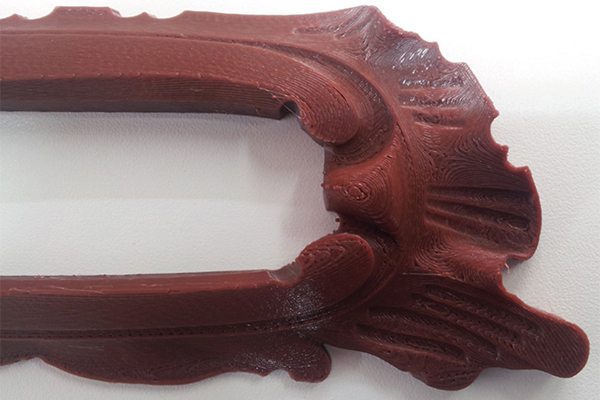 Riproduzione cornice di cassettiera (dettaglio)