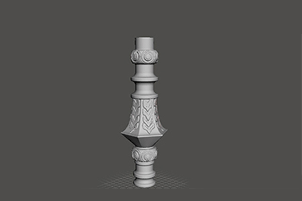 Elemento decorativo per lampadario in PLA (dettaglio)