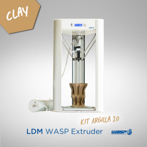 stampante Wasp DELTA LDM Extruder Kit Argilla